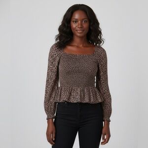 Petite Old Navy Floral Peplum Top